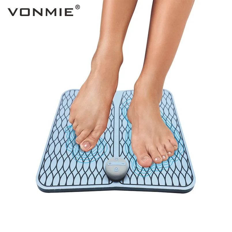 Умный массажер для ног VONMIE беспроводной стимулятор мышц рефлексотерапия АБС