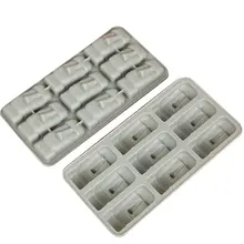 Силиконовая прямоугольная форма для льда Форма для льда лоток форма Пасхальный остров виски Фрукты Кухня 3D экономичная экологичная