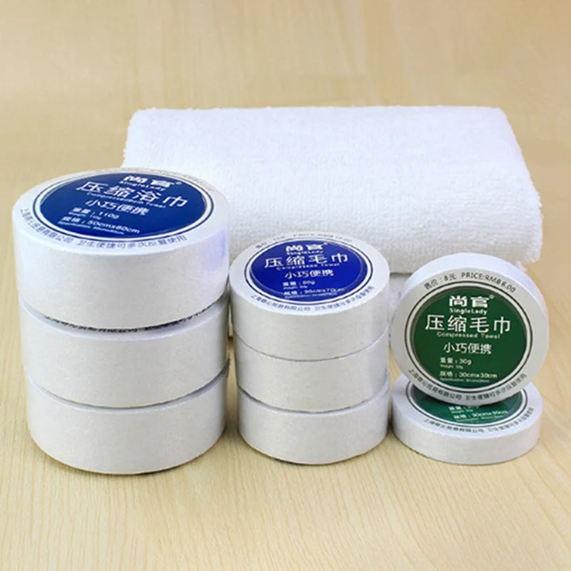 

Compressed Towel Magic Travel Wipe Soft Cotton Expandable Just Add Water Outdoor Hiking Camping EDC Tools Accessories