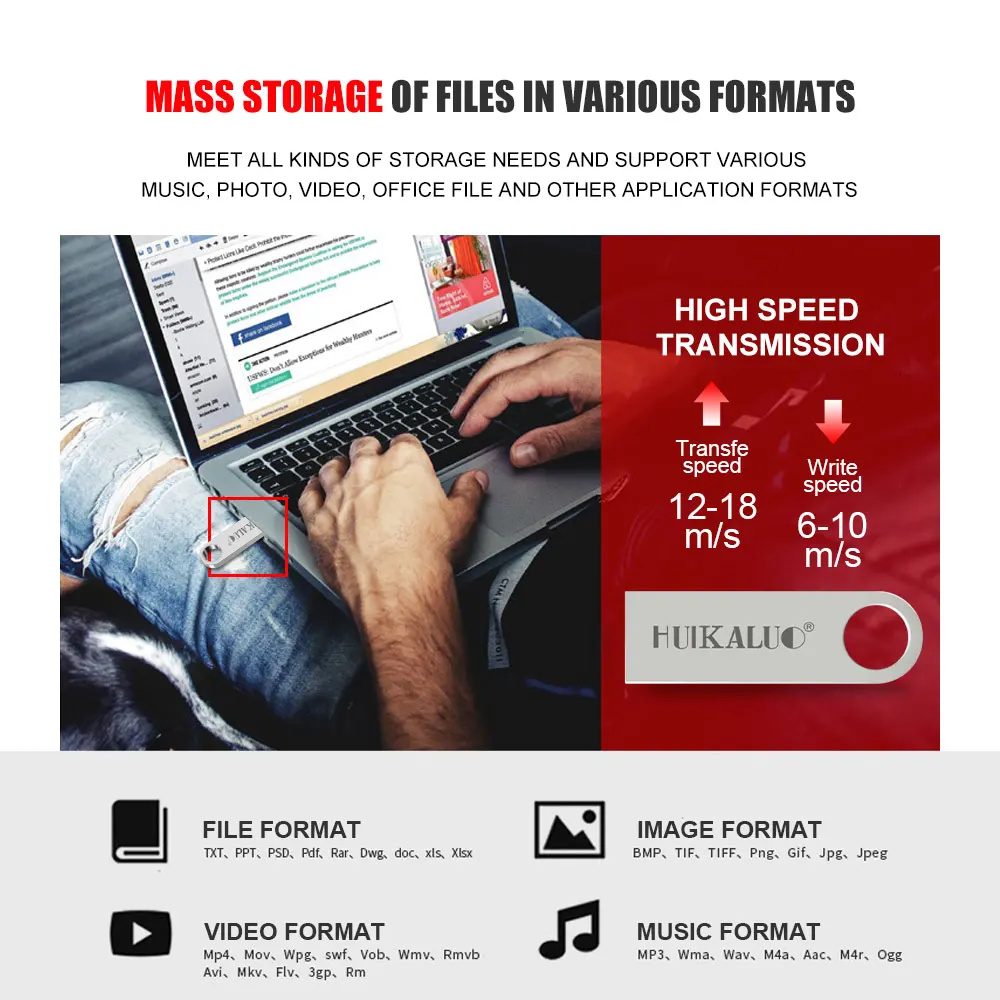 Модный USB флеш-накопитель 4 ГБ 8 ГБ 16 ГБ портативный металлический USB флэш-диск 32 Гб карта памяти, Флеш накопитель 64 Гб