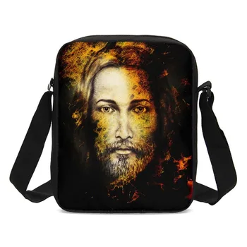 

VEEVANV Vintage Small Crossbody Bags For Men Women Jesus Christianity 3D Printing Messenger Bag Shoulder Bags Casual Sling Bags