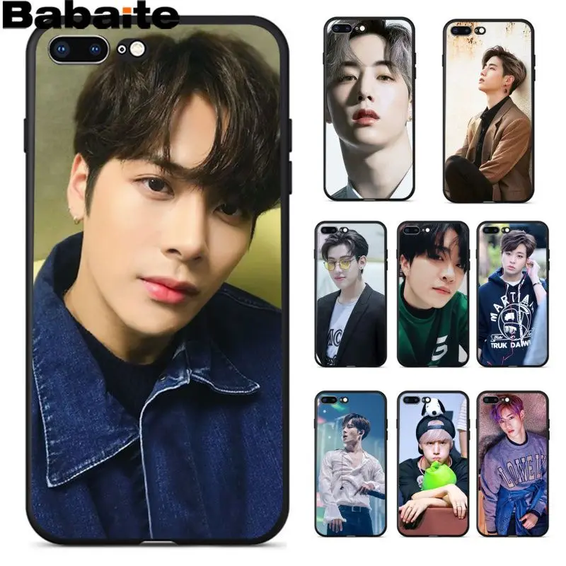 

Babaite got7 kpop Mark DIY Luxury High-end Protector Phone Case for iPhone 8 7 6 6S Plus 5 5S SE XR X XS MAX Coque Shell