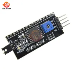 PCF8574T PCF8574 IIC/I2C/Интерфейс ЖК-дисплей 1602 2004 светодиодный адаптер плиты конвертер модуль для Arduino