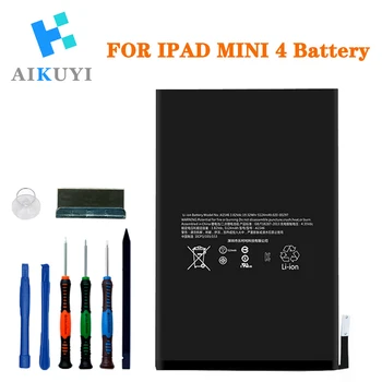 Replacement Battery for iPad Mini 4(A1538,A1550) Battery with Complete Repair Tools Kit 5124mAh 3pcs iot ibeacon biuetooth 4 0 wateproof iow energy kit beacon biuetooth moduie receiver proximity device with battery