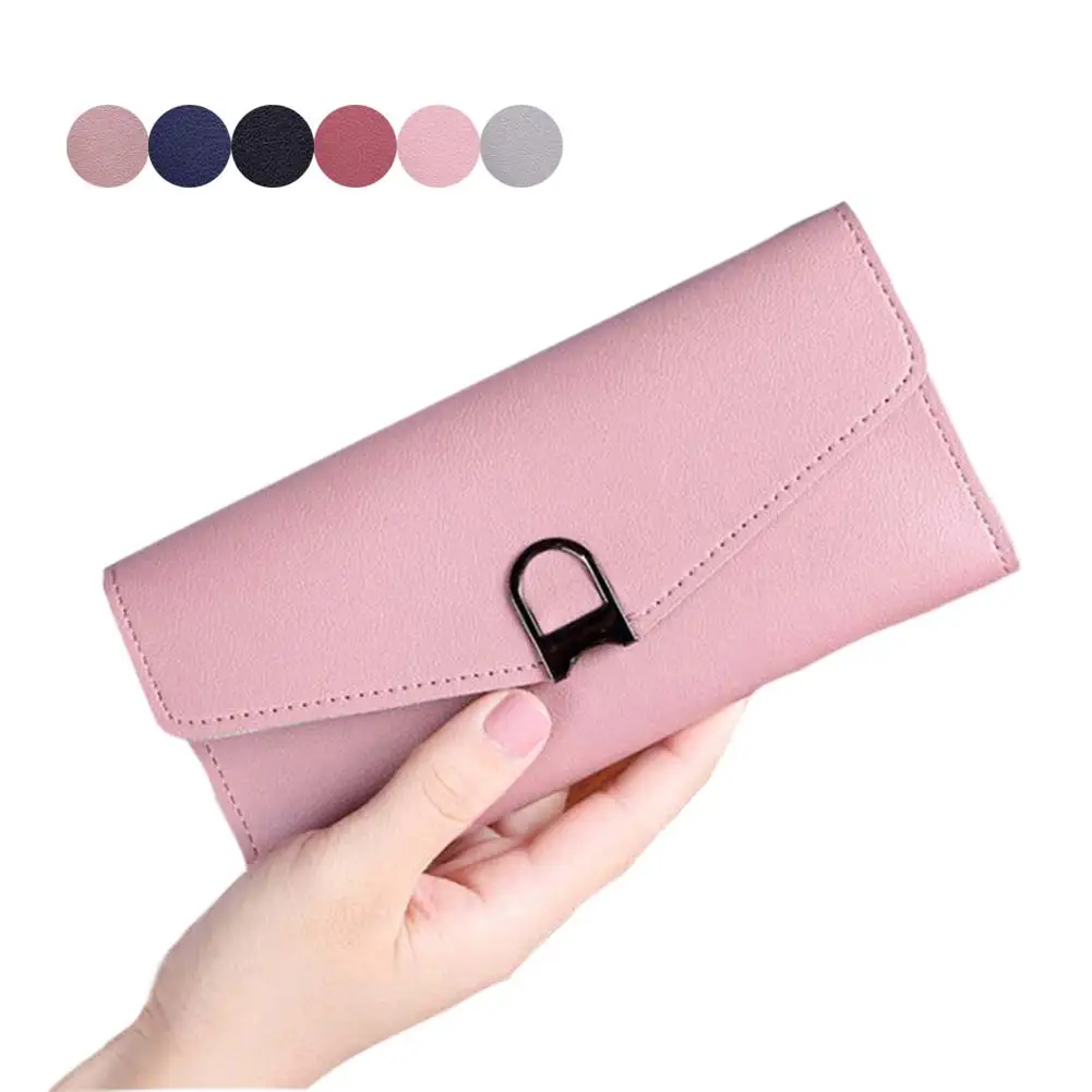 

Women PU Leather Purse Clutch Wallet Long Card Holder Phone Handbag WML99