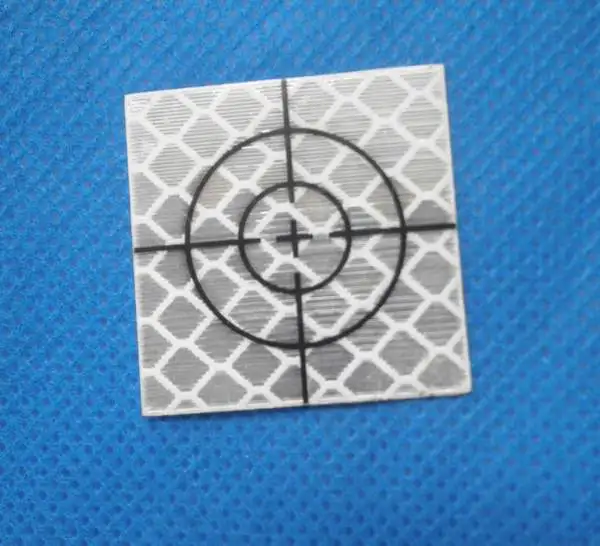 good quality 50 x 50 mm reflector sheet reflective tape target for reflective tape sheet