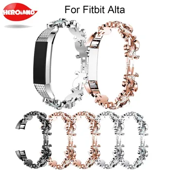

Metal Strap Screwless Stainless Steel Bracelet Wristband Replace Accessories Metal wrist Strap For Fitbit Alta Tracker watchband