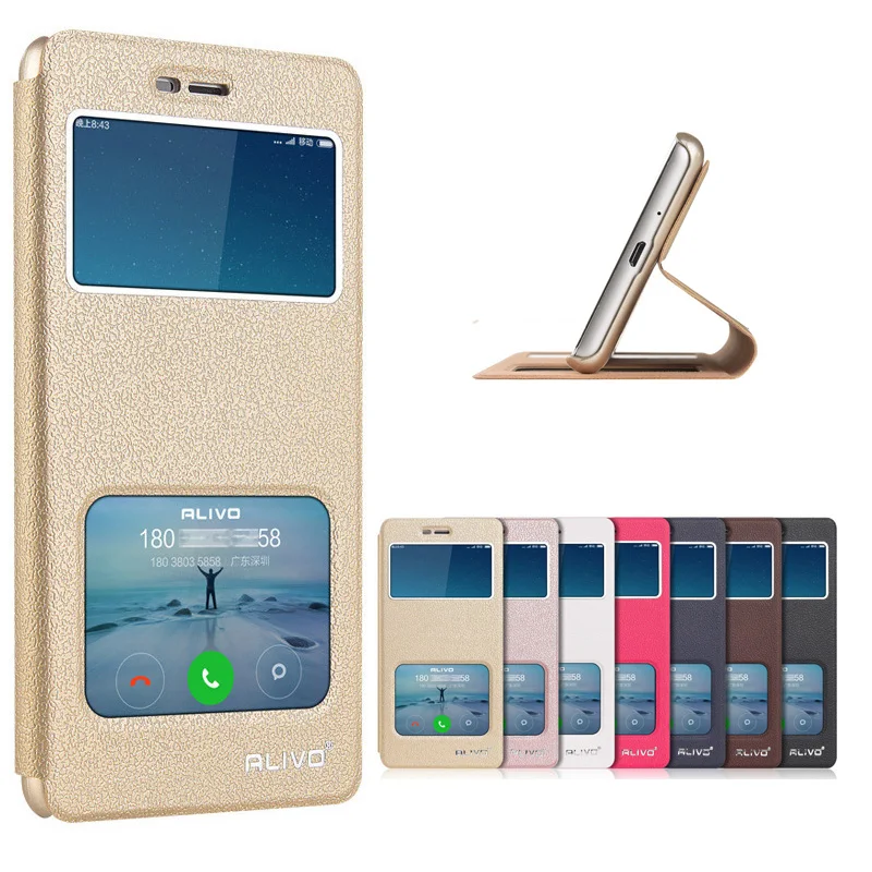

For Xiaomi Redmi 3S Case Flip Luxury Answer View Window Cover For Xiaomi Redmi 3S Pro / Redmi 3 Pro Case PU Leather Phone Cases