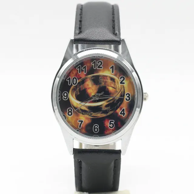 Free Shipping Cool Men Watch Fashion Quartz Leather Clock The Lord of the Rings Free Shipping Cool Men Watch Fashion Quartz Leather Clock The Lord of the Rings
