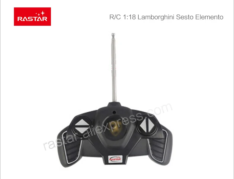 Rastar licensed rc автомобиль R/C 1:18 Lamborghini Sesto Elemento мини-автомобиль игрушка для детей пульт дистанционного управления автомобилем 53700