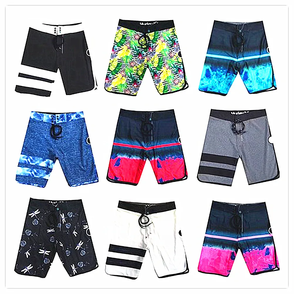 Summer 2019 Brand Fashion Phantom Board Shorts Men 100% Quick Dry Elastic Man Boardshorts Sexy Spandex Beach Short Male Swimwear