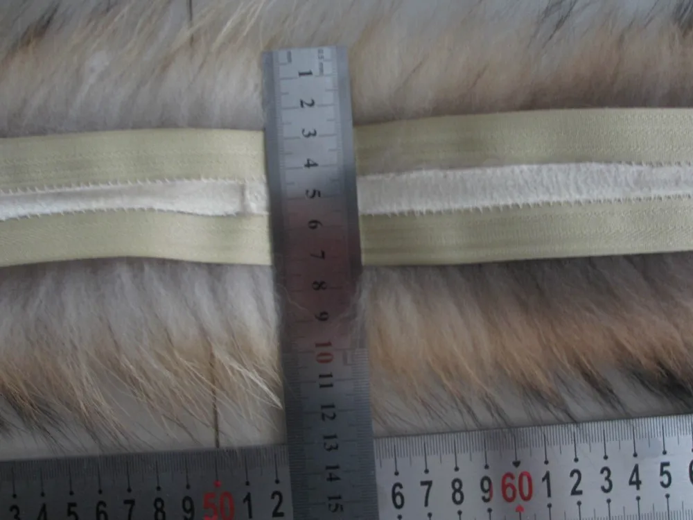 Harppihop* натуральный меховой воротник натуральный мех енота шарф 70 см меховая отделка пухового пальто меховая полоска/с капюшоном