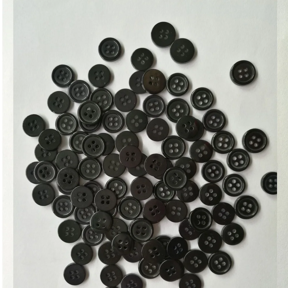 100 шт Швейные Кнопки 4 отверстия 10 мм круглые кнопки из смолы пошив скрапбукинга поделки аксессуары украшения дома Швейные украшения