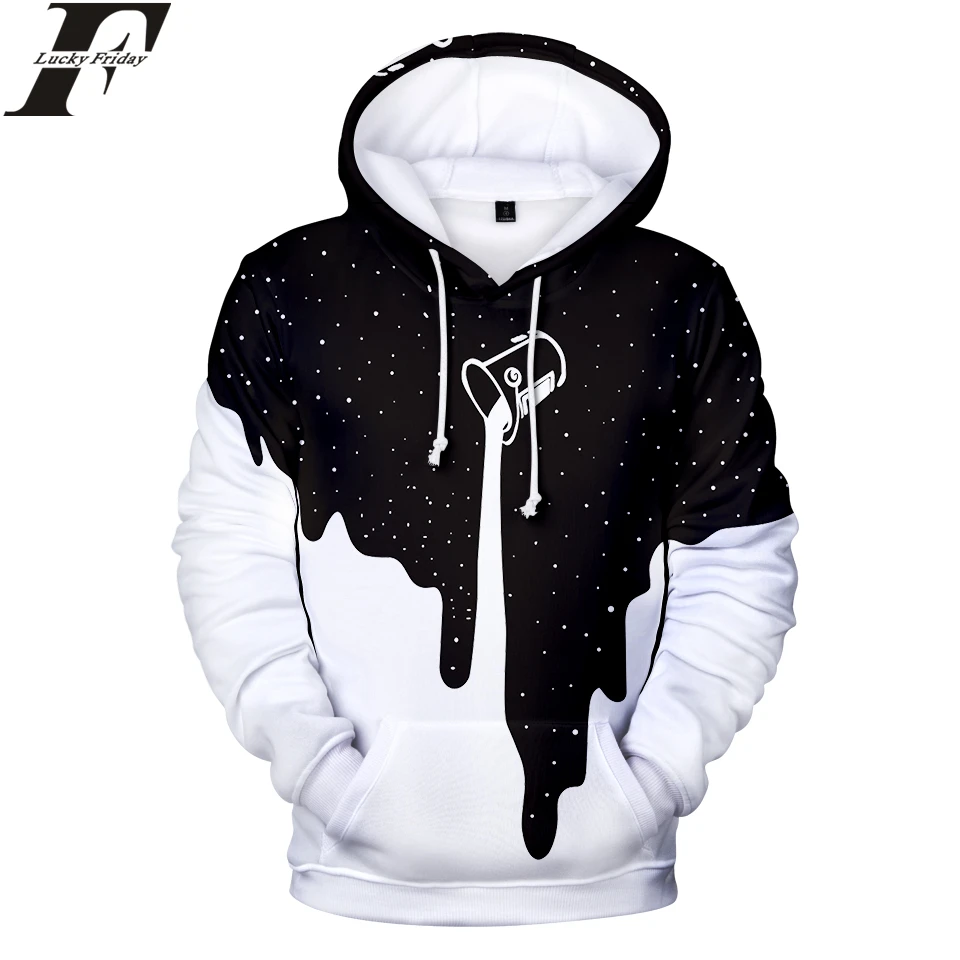 2018 Spilled Milk Space Galaxy 3D printed cotton Hoodies Sweatshirt Women/Men long sleeve hit hop Clothes Plus Size | Женская одежда