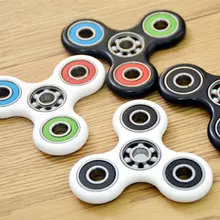 Fidget Hand font b Spinner b font Ceramic Bearing Triangle DIY Finger Tri font b Spinner