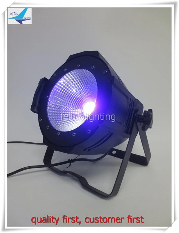 

6pcs/lot flight case 200w led cob par light stage Lumiere 200w rgbwa uv 6in1 cob led par 64 Dj party club lighting