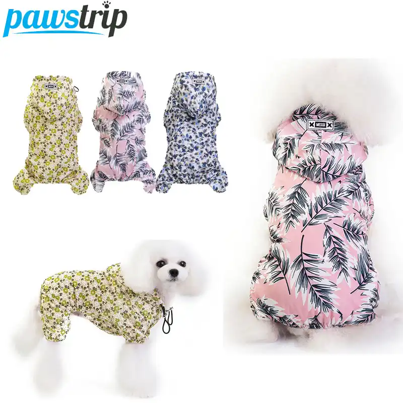Pawstrip S-XXL дождевик для собак водонепроницаемый плащ для собак Чихуахуа Пудель одежда для щенков одежда для маленьких собак/дождевик одежда - изображение