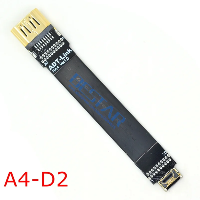 A4 FPV HDMI 2,0 Женский к HDMI Mini HDMI Micro HDMI экранированный FPC плоский кабель 4k 60Hz 5 cm-2 m для мультикоптера аэрофотосъемки