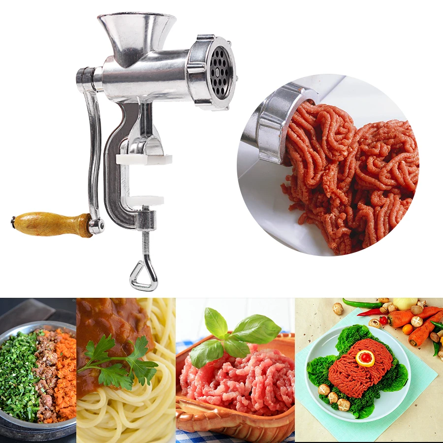

Meat Grinder Moedor De carne Cooking Machine Multifunctional For Domestic Use Aluminum Alloy Noodles Grinding Machine For Home