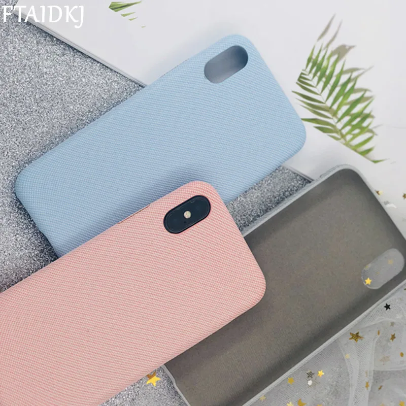 FTAIDKJ роскошный мягкий ТПУ чехол для телефона из искусственной кожи iPhone X 7 8 6 6S Plus 10