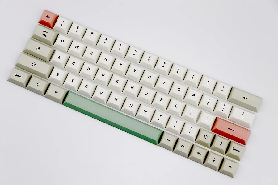 PBT DSA 9009 Keycap набор окрашенных ключей - Цвет: 64 keys