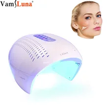 TECH 4 цвета СВЕТОДИОДНЫЙ цветной фотонный спектрометр космическая капсула PDT лечение омолаживающее приспособление лечение кожи лица салон лечение кожи