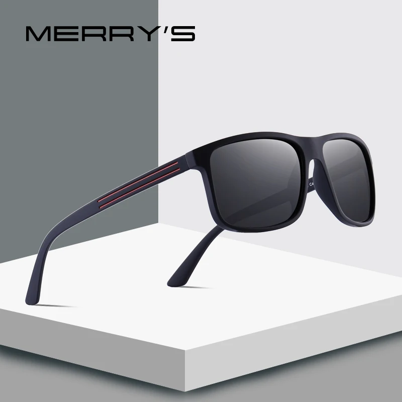Мужские классические поляризационные солнцезащитные очки MERRY'S DESIGN TR90 Legs