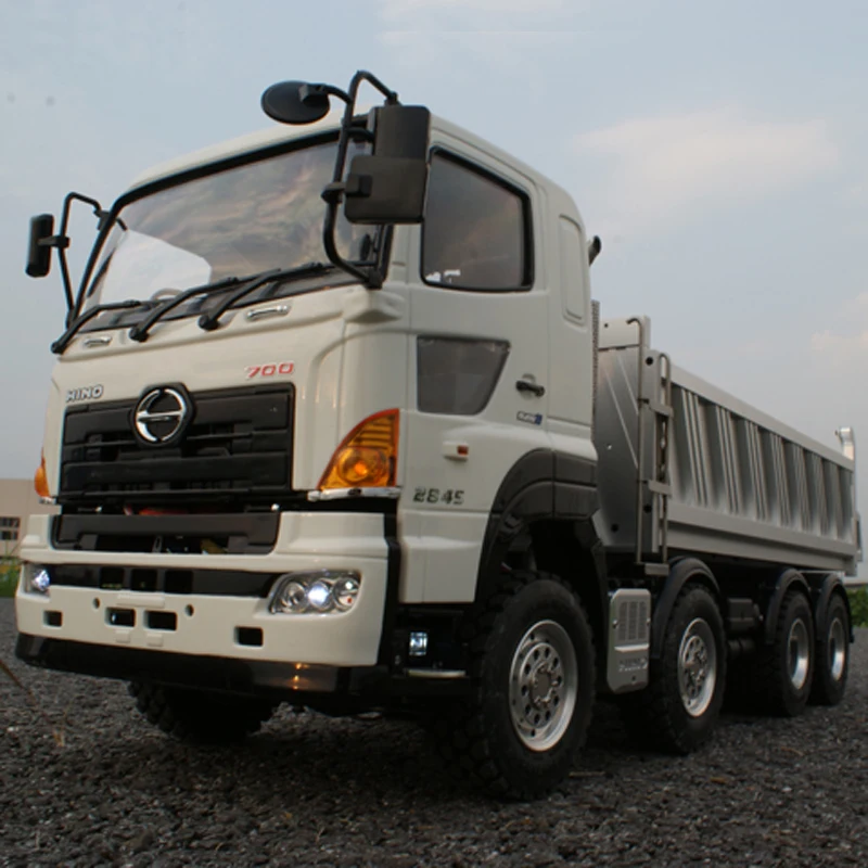 1/14 грузовик Hino700 полный привод 8X8 гидравлический самосвал с высоким крутящим