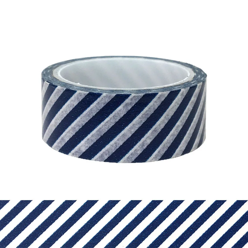 

20pcs/set Special Candy Dark Blue Twill Washi Tape Packaging Beautification DIY Decoration and Paper Sticker Tape Decorative