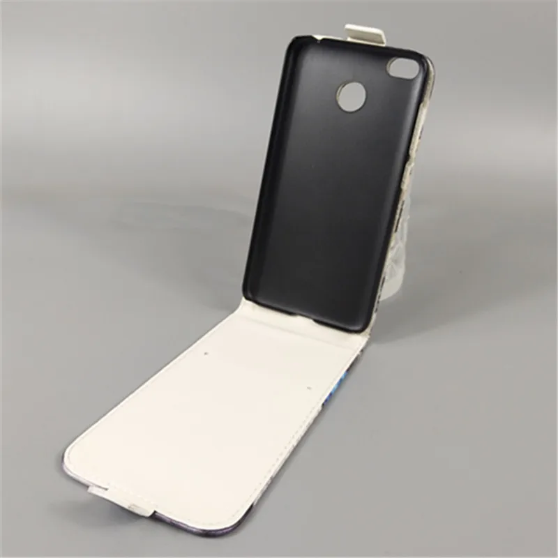 

for xiaomi redmi 4x Dual sim Hot Pattern Cute PrintingVertical Flip Cover Open Down/up Back Cover filp leather case