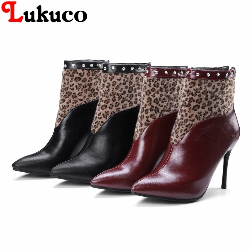 

2018 Retro style ankle boots large CN size 35 36 37 38 39 40 41 42 43 high quality women sexy Boots real pictures free shipping