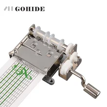 GUHD музыкальное движение 15/30 тонов DIY Мелодия рукоятка Механическая Музыкальная шкатулка с дырокол и бумага для заметок сделать свою собственную песенку