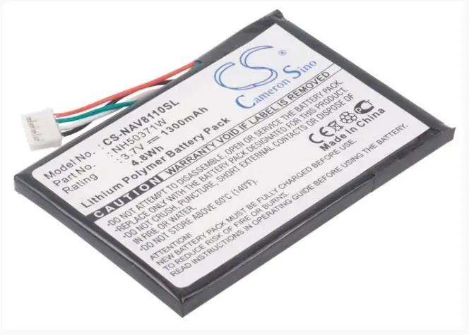 Cameron sino 1300 мА/ч, Батарея для NAVIGON 8110 81xx 8310 761NH50371W gps, аккумулятор для навигатора