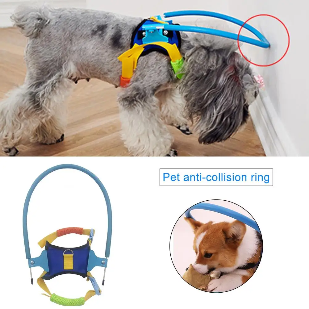 

Blind Pet Anti-collision Ring Scorpion Cataract Animal Protection Circle Guide Dog Harness For Small Puppy Dogs Yorkies