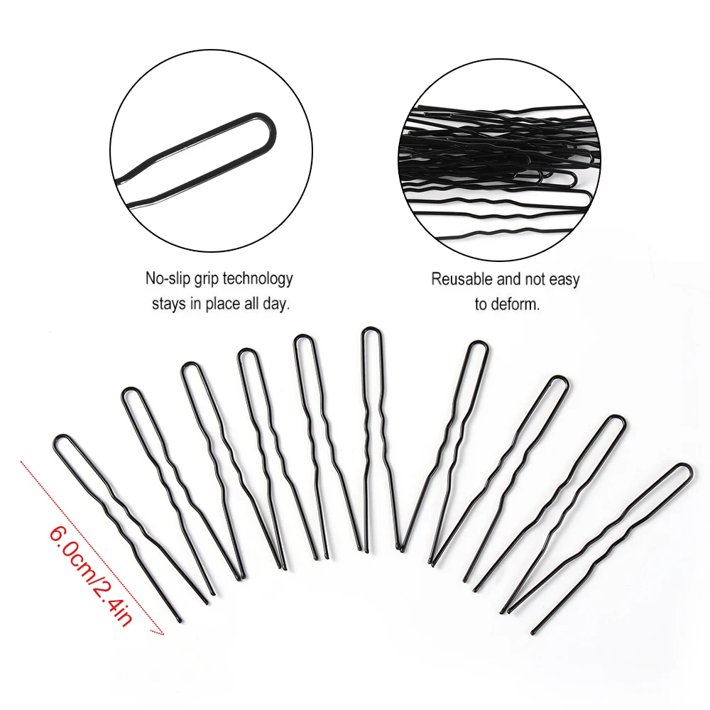 20 Pcs/Set U Shaped Hair Pin Braided hair Tool Pin Clip Metal Hairpin For Women Hair Accessories Hair Styling Tools