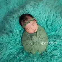 Новорожденный реквизит для фотосъемки натуральный марли обертывание сыра эластичная вязаная пеленка эластичная обертка для фотосессии