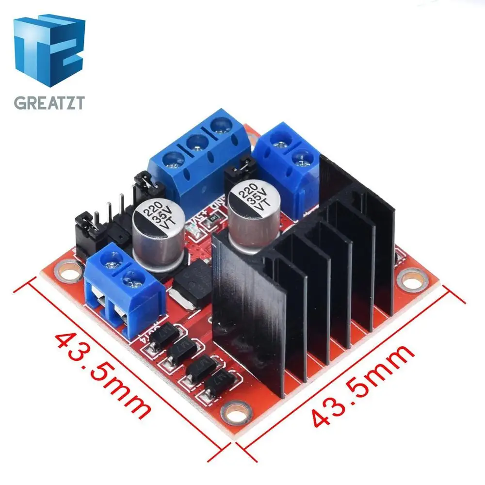 1PCS Special promotions 1pcs/lot L298N motor driver board module L298 for arduino stepper smart car robot|l298n driver|module l298nmodules cars |