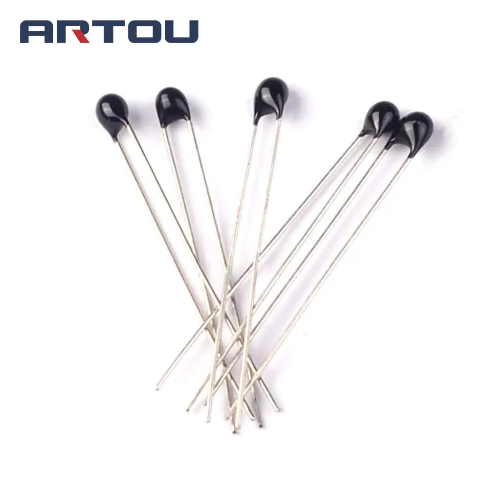100PCS 10K OHM NTC термисторный резистор MF52AT +/ 5% 3950|10k ohm|ntc thermistorohm ntc thermistor |