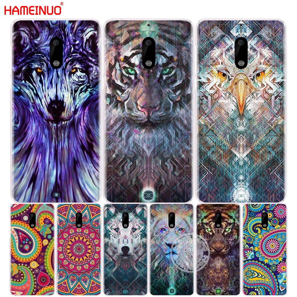 HAMEINUO Animal avatar pattern art cover phone case for Nokia 9 8 7 6 5 3 Lumia 630 640 640XL 2018 | Мобильные телефоны и