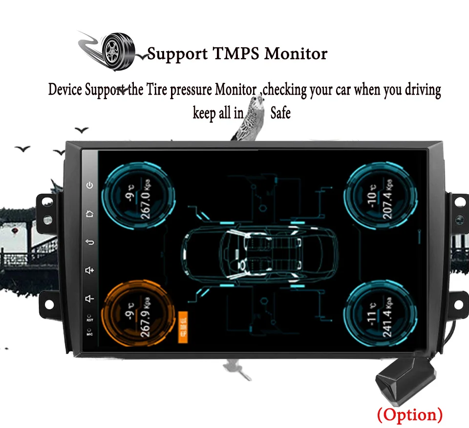 Flash Deal 2Din Android 9.1 Car DVD For SUZUKI SX4 Mp3 Audio DVD Navigation GPS SX4 for Suzuki 2006 - 2013Stereo DSP Option 9.1 1