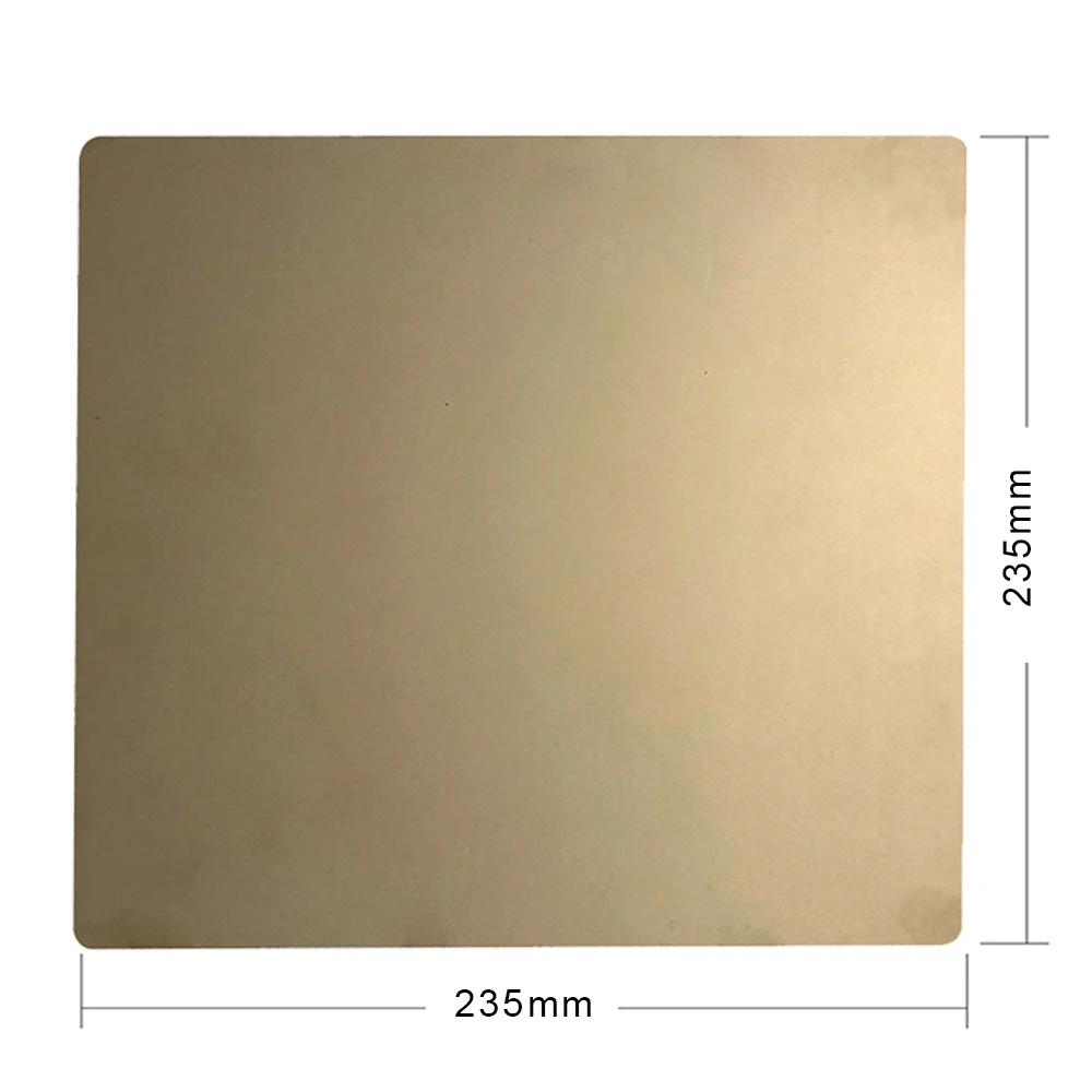 

ENERGETIC 3D Printer Parts Heat Bed 235x235mm Spring Steel Build Sheet for Creality ENDER-3 /3s,Tevo Flash