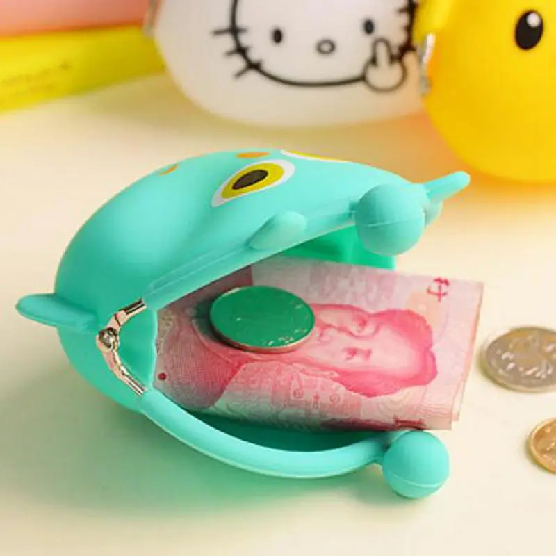 Популярный милый кошелек из искусственной резины с рисунком мультфильма