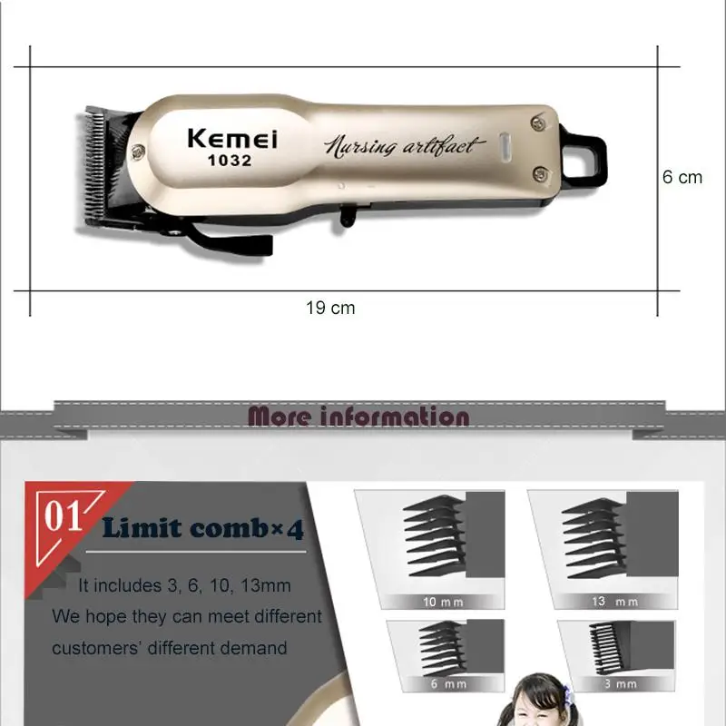 110v-240v turbocharged rechargeable clipper professional hair trimmer men electric shaver cutter hair cutting machine barber 110v-240v turbocharged rechargeable clipper professional hair trimmer men electric shaver cutter hair cutting machine barber
