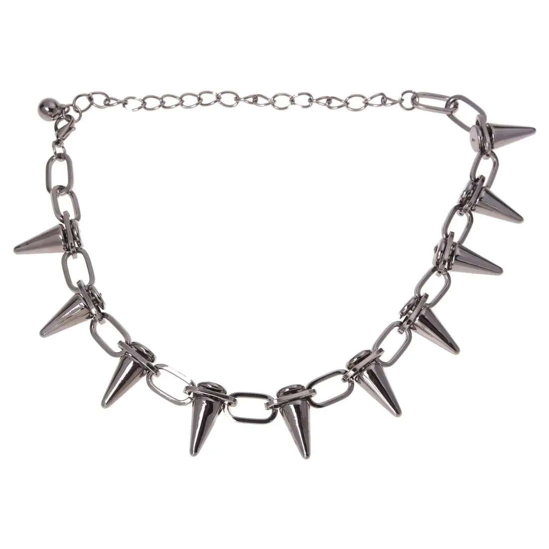 Металлические шипы штифты, заклепки панк ожерелье в готическом стиле чокер воротник