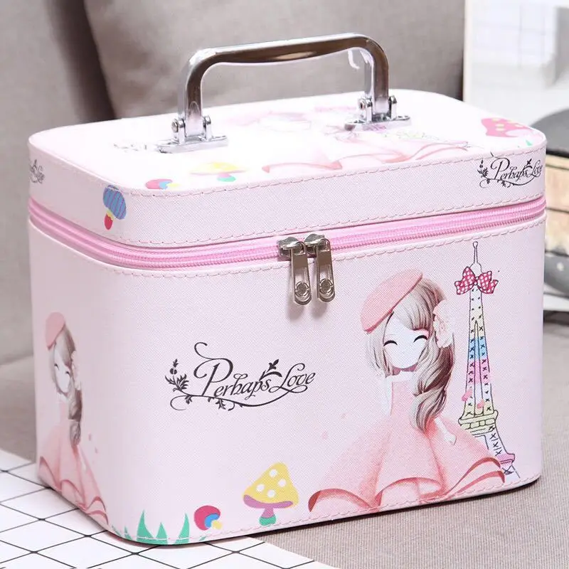 

Korea portable portable cosmetic case cosmetic storage bag travel wash bag multi-style optional makeup box