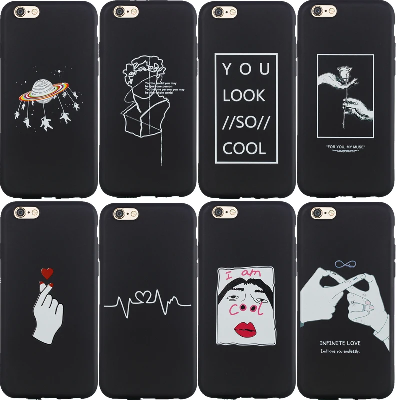 

Matte Soft TPU Case for HUAWEI Mate 10 20 Lite P20 P30 Lite Pro Nova 3 3i 2i Slim Black Shell Cover