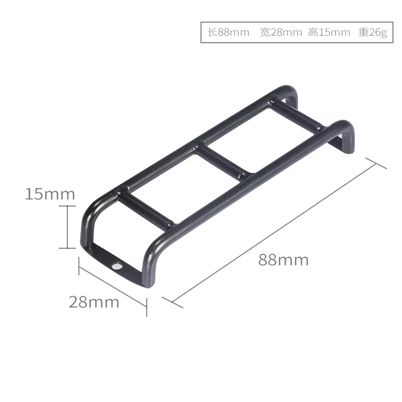 RC Car Metal Mini Stairs Ladder Accessories for 1/10 RC Crawler for Traxxas TRX4 TRX-4 Bronco SCX10 SCX10 II 90046 90047 Car 