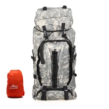 Большой Ёмкость 80 л Открытый военный тактический рюкзак многоцелевой Кемпинг Пеший Туризм сумка большая спортивная альпинистский набор рюкзак