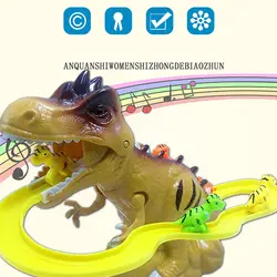 Музыкальная пластиковая детская игрушка умное развитие трек-игрушки восхождение по лестницам игрушки прочные развлечения