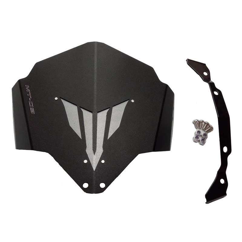 For Yamaha MT-03 MT-25 FZ-03 Motorcycle Windscreen Windshield High Strength Aluminum For Yamaha MT03 MT25 FZ03 2015 2016 New (3)
